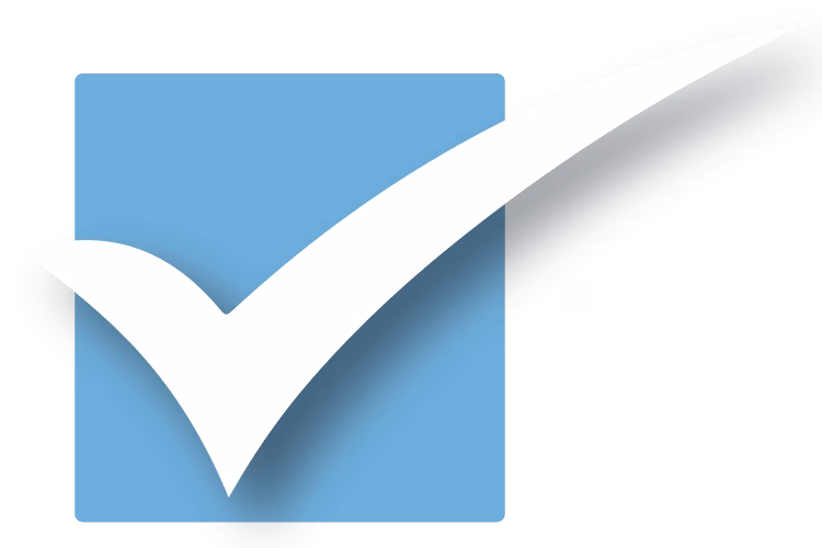 Boss Property Inspections light blue box and white checkmark