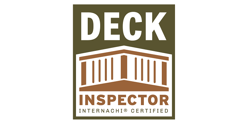 Internachi Certified Deck Inspector Logo Boss Property Inspections